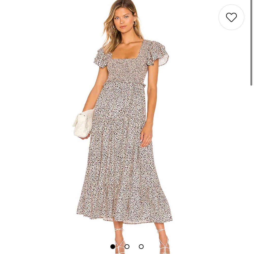 Majorelle Jade Dress in Zahara Leo maxi dress